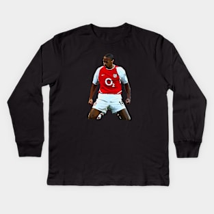 Thierry Henry Celebration Kids Long Sleeve T-Shirt